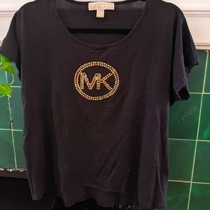 Michael Kors L gold studded shirt